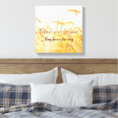 Verpakt canvas-volg je dromen canvas afdruk (Insitu (Slaapkamer))