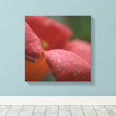 Verpakt canvus close-up bloemen canvas afdruk (Insitu (Houten vloer))