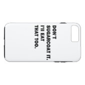 Verpakt het niet mooier dan het is. Case-Mate iPhone case (Achterkant (Horizontaal))