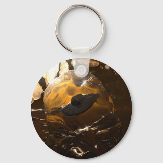 Verpakt in Amber Sleutelhanger (Voorkant)