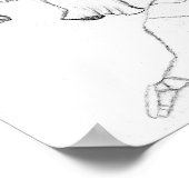 Verpakt in de armen van zijn liefde poster (Hoek)