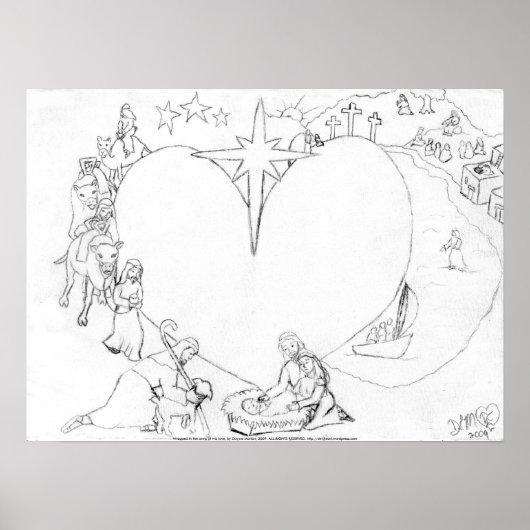 Verpakt in de armen van zijn liefde poster (Voorkant)