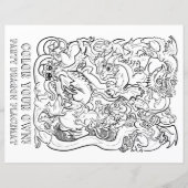 Verpakt in de Dragons van de Partij Kleur Uw Eigen (Voorkant)