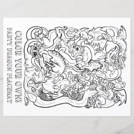 Verpakt in de Dragons van de Partij Kleur Uw Eigen