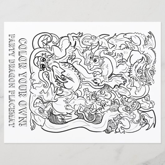 Verpakt in de Dragons van de Partij Kleur Uw Eigen (Voorkant)