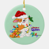 Verpakt in de Feestdagen - Versiering Keramisch Ornament (Achterkant)