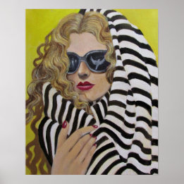 Verpakt in een handdoek/Poster Poster