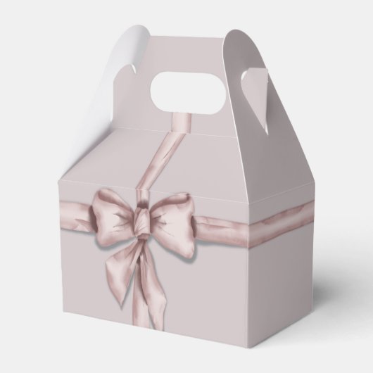 Verpakt in een roze strik bedankdoosjes (Achterkant)