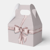 Verpakt in een roze strik bedankdoosjes (Voorkant Zijde)