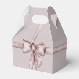 Verpakt in een roze strik bedankdoosjes