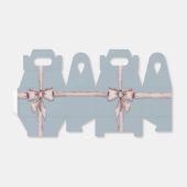 Verpakt in een roze strik bedankdoosjes (Uitgevouwen)