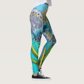 Verpakt in een vlinder! Draagbare Kunst Leggings (Rechts)