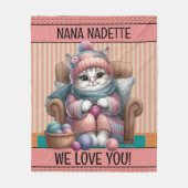 Verpakt in Love Fleece Deken (Voorkant)