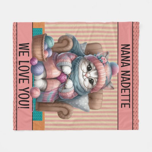 Verpakt in Love Fleece Deken (Voorkant (Horizontaal))