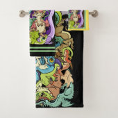 Verpakt in partijdragers bad handdoek (Insitu)