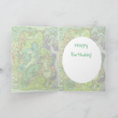 Verpakt in Party Dragons Verjaardag Kaart (Binnen)