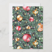 Verpakt in rood | Holiday Foto Collage Kaart (Achterkant)