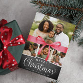 Verpakt in rood | Holiday Foto Collage Kaart