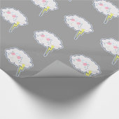 Verpakt in Sadness Emo Cloud Cadeaupapier (Hoek)