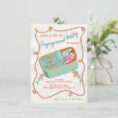 Verpakt met liefde Funky Sardine Party Kaart (Staand voorkant)