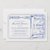 Verpakt met liefde ingeblikte sardines Vrijgezelle Kaart (Voorkant)