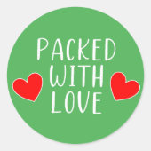 Verpakt met liefde Sticker (Voorkant)
