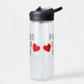 Verpakt met liefde waterfles (Links)