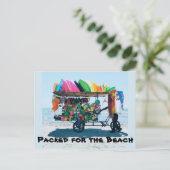Verpakt voor de Beach Kaart (Staand voorkant)