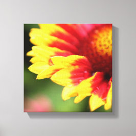 Verpakte botanische canvas bloem fotografie print