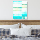 verpakte canvas waterverf abstracte kunst afdruk (Insitu (Slaapkamer))