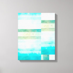 verpakte canvas waterverf abstracte kunst afdruk