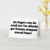 Verpakte Grampy Kaart (Gele Bloem)