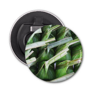 Verpakte lederpakketten voor bananen button flesopener