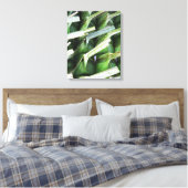 Verpakte lederpakketten voor bananen canvas afdruk (Insitu (Slaapkamer))