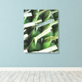 Verpakte lederpakketten voor bananen canvas afdruk (Insitu (Houten vloer))