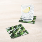 Verpakte lederpakketten voor bananen kartonnen onderzetters (Insitu)