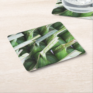 Verpakte lederpakketten voor bananen kartonnen onderzetters