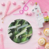 Verpakte lederpakketten voor bananen papieren bordje (Feest)