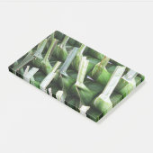 Verpakte lederpakketten voor bananen post-it® notes (Schuin)