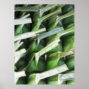Verpakte lederpakketten voor bananen poster