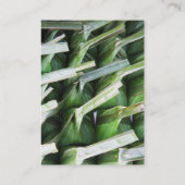 Verpakte lederpakketten voor bananen visitekaartje (Achterkant)