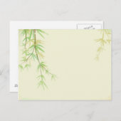 Verpakte waterverf met wilde gestileerde vormgevin briefkaart (Voorkant / Achterkant)