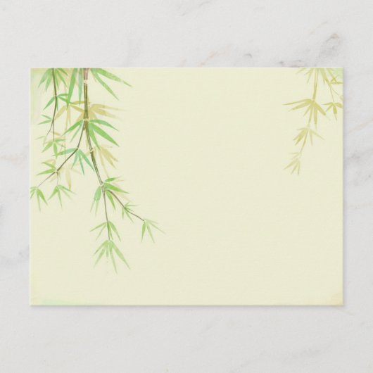 Verpakte waterverf met wilde gestileerde vormgevin briefkaart (Voorkant)