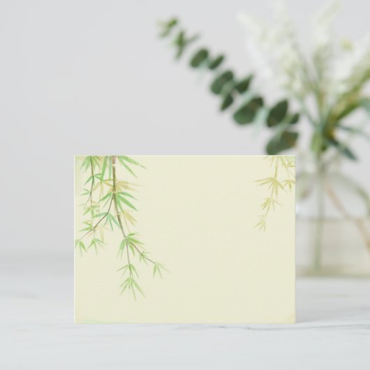 Verpakte waterverf met wilde gestileerde vormgevin briefkaart (Staand voorkant)