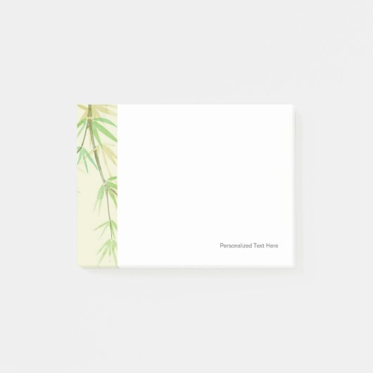 Verpakte waterverf met wilde gestileerde vormgevin post-it® notes (Voorkant)