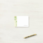 Verpakte waterverf met wilde gestileerde vormgevin post-it® notes (Op bureau)