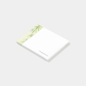 Verpakte waterverf met wilde gestileerde vormgevin post-it® notes (Schuin)