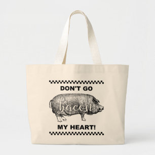 VERPANS NIET MIJN HART! GROTE TOTE BAG