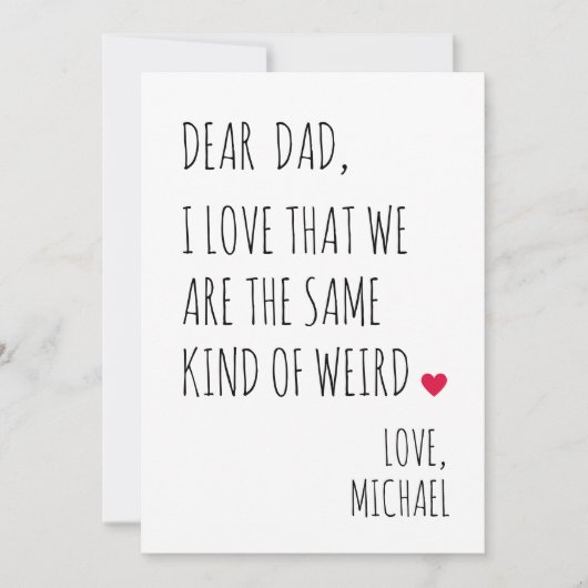 VERPERSBARE GRAPPIGE HANDGESCHRIFTEN VERJAARDAGKAA FEESTDAGENKAART (Voorkant)