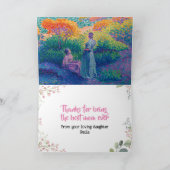 VERPERSDAGKAART VOOR MOEDER MET MOGELIJKHEID TOT A KAART (Binnen)